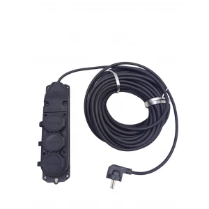 VEETRİN-760071 ( 3LÜ 20 MT ) UZATMA KABLOSU ÇANTALI ( KAUÇUK PRİZ ) ( 3X1.5 CCA KABLO )*10