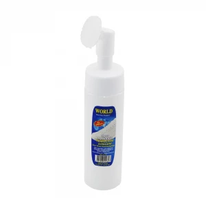 WORLD ( SİLİKON FIRÇA BAŞLIKLI & POMPALI ) SPOR AYAKKABI TEMİZLEME ( KÖPÜK ) 200ML*12X1