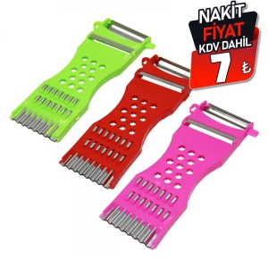 XINKAI ALKAYA ALK-071 ( ÇOK FONKSİYONLU ) SOYACAK & RENDE & DİLİMLEYİCİ & CİPS & ŞEKİLLENDİRİCİ*800