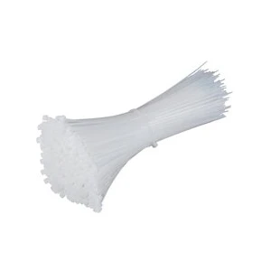 ZENITH ( BEYAZ ) ( 2.5X100MM ) PLASTİK CIRT KELEPÇE ( 100PCS )*500